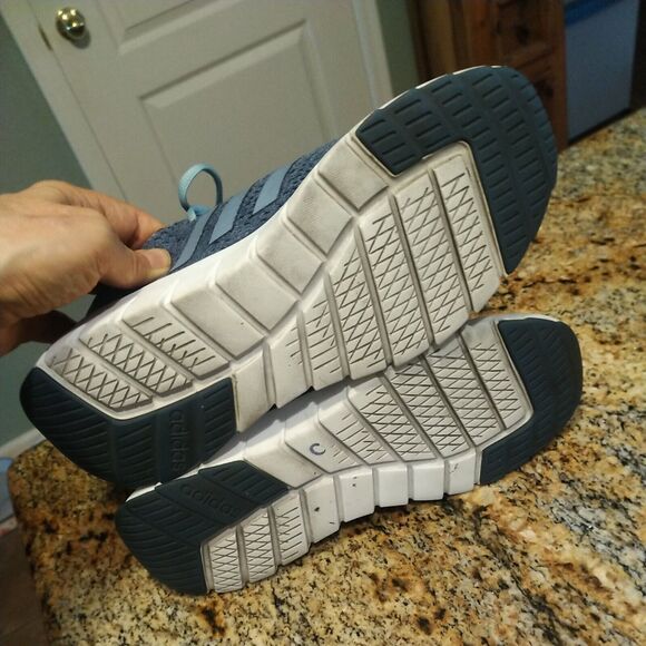 Adidas Asweego Women's Size 8 Running Sneakers Ash grey Raw Gray - Picture 8 of 12